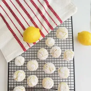 Spanish lemon polvorones