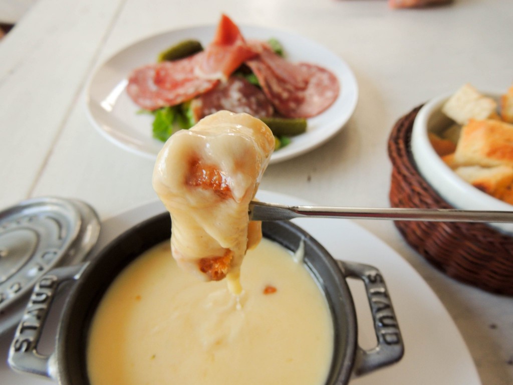 Cornichons are a great side for cheese fondue