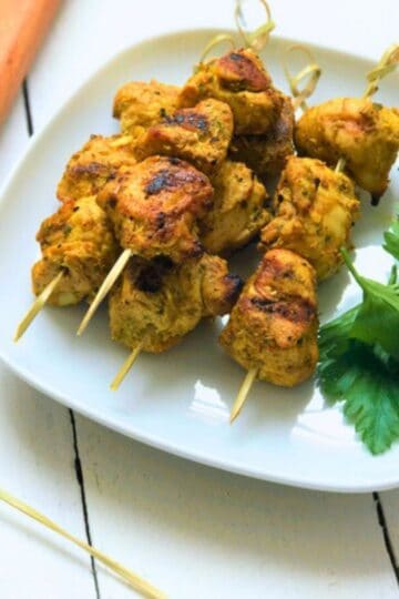 Healthy chicken sawarma