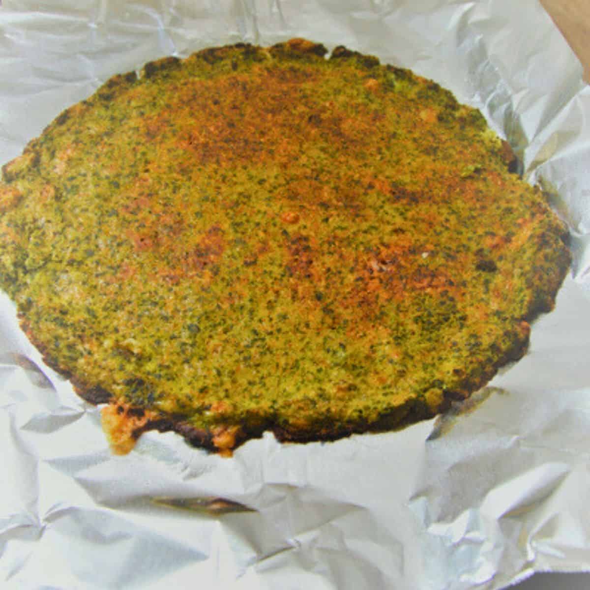 Easy Cauliflower Kale Pizza Crust