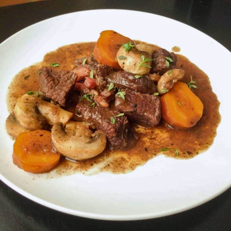 Boeuf Bourguignon (Classic French Beef Stew, High-Protein Comfort)