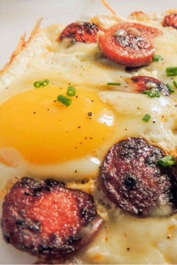 High-Protein Eggs with Chorizo
