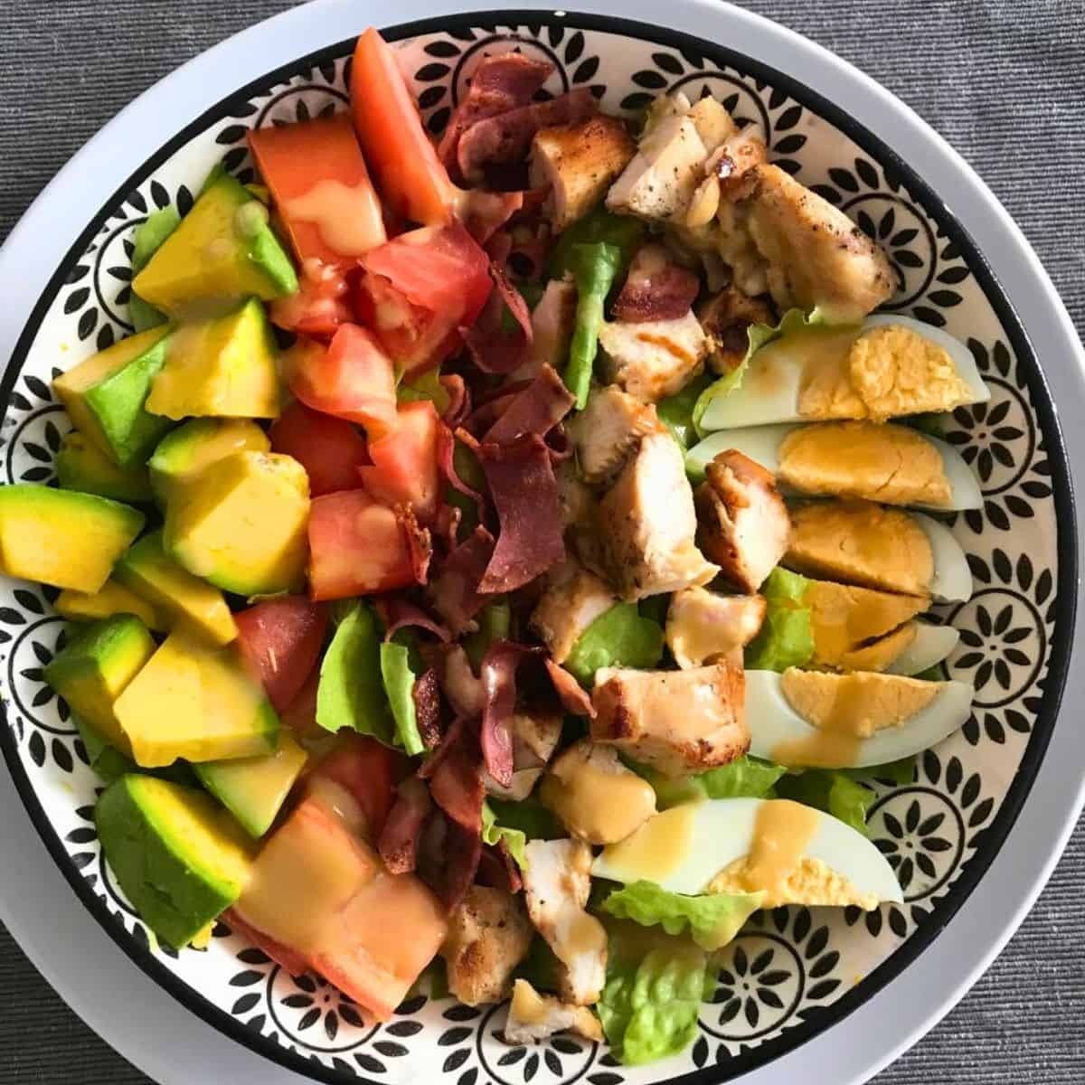 Cobb Salad (Protein-Forward, Keto-Friendly)