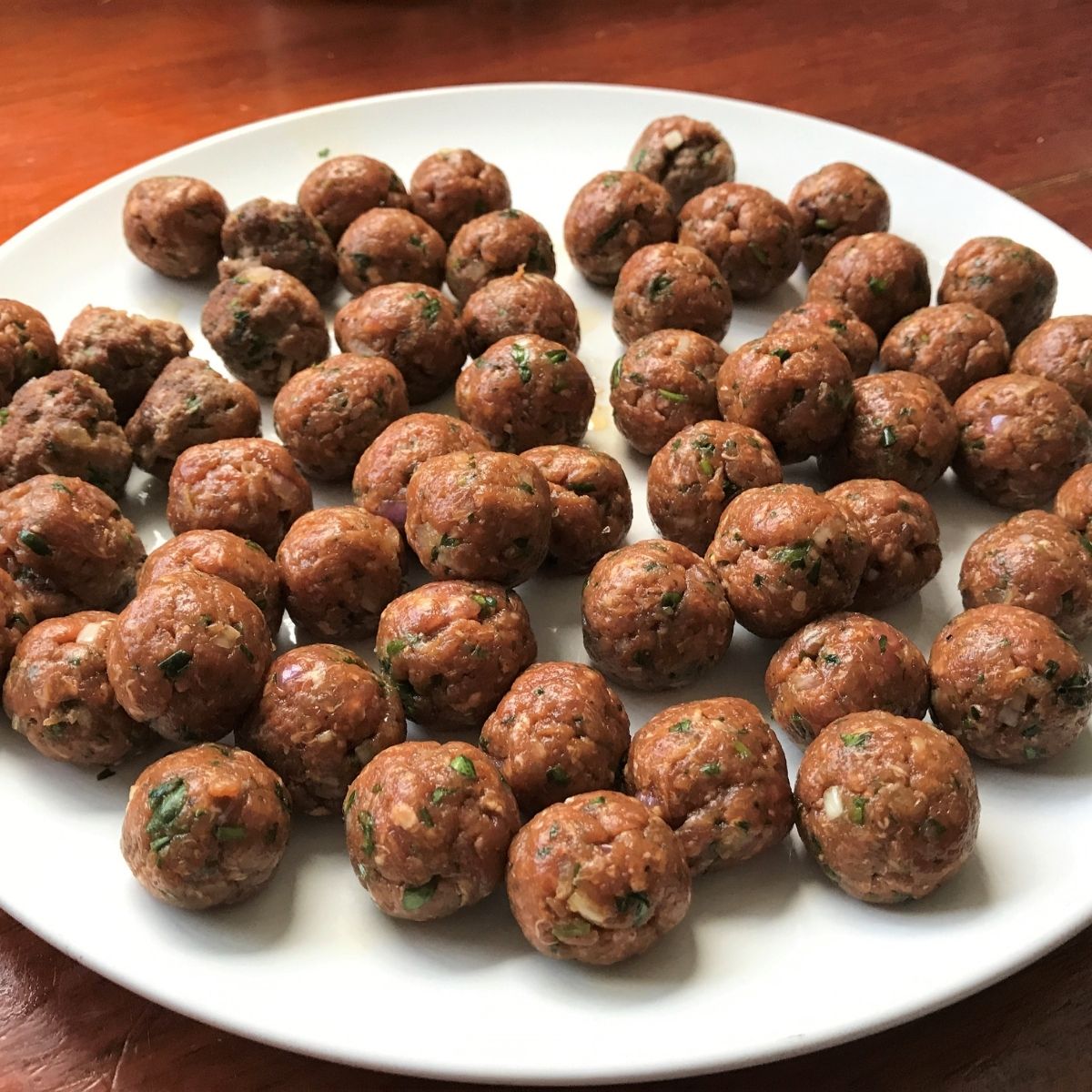 Moroccan meatballs tagine with tomato sauce