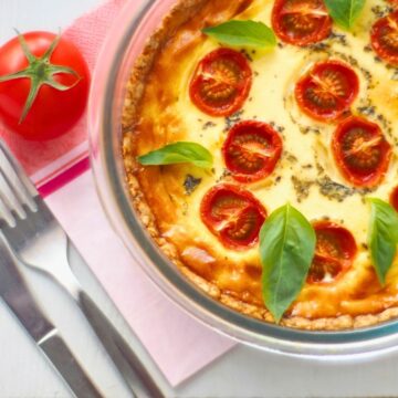 Tomato and Basil Keto Quiche: A Delicious Low-Carb Recipe