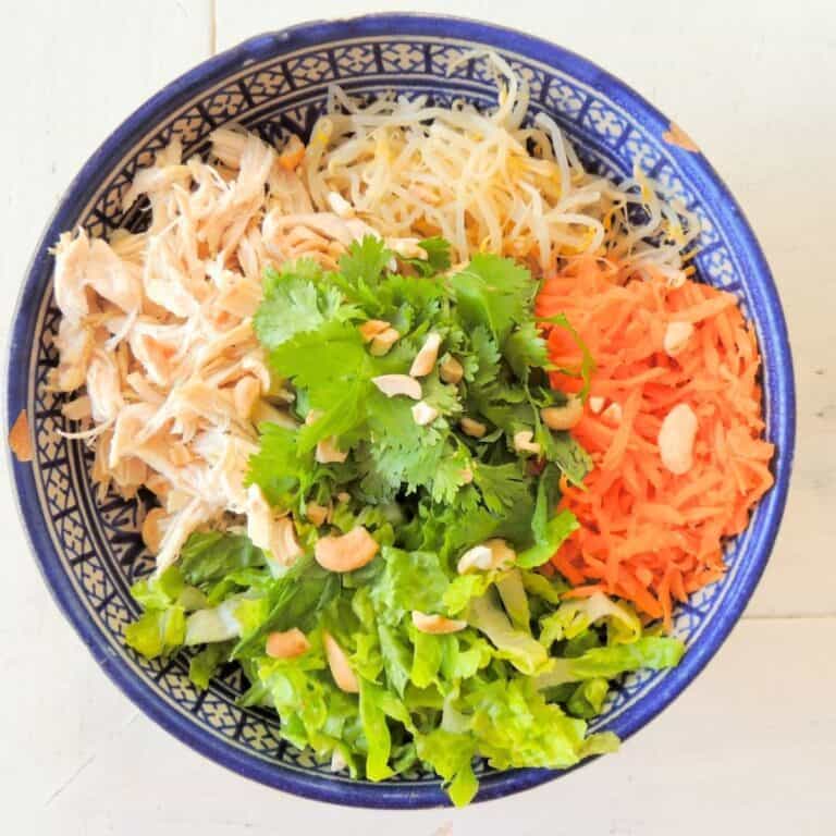 Healthy Vietnamese Chicken Salad (Low-Carb, Keto & High-Protein)