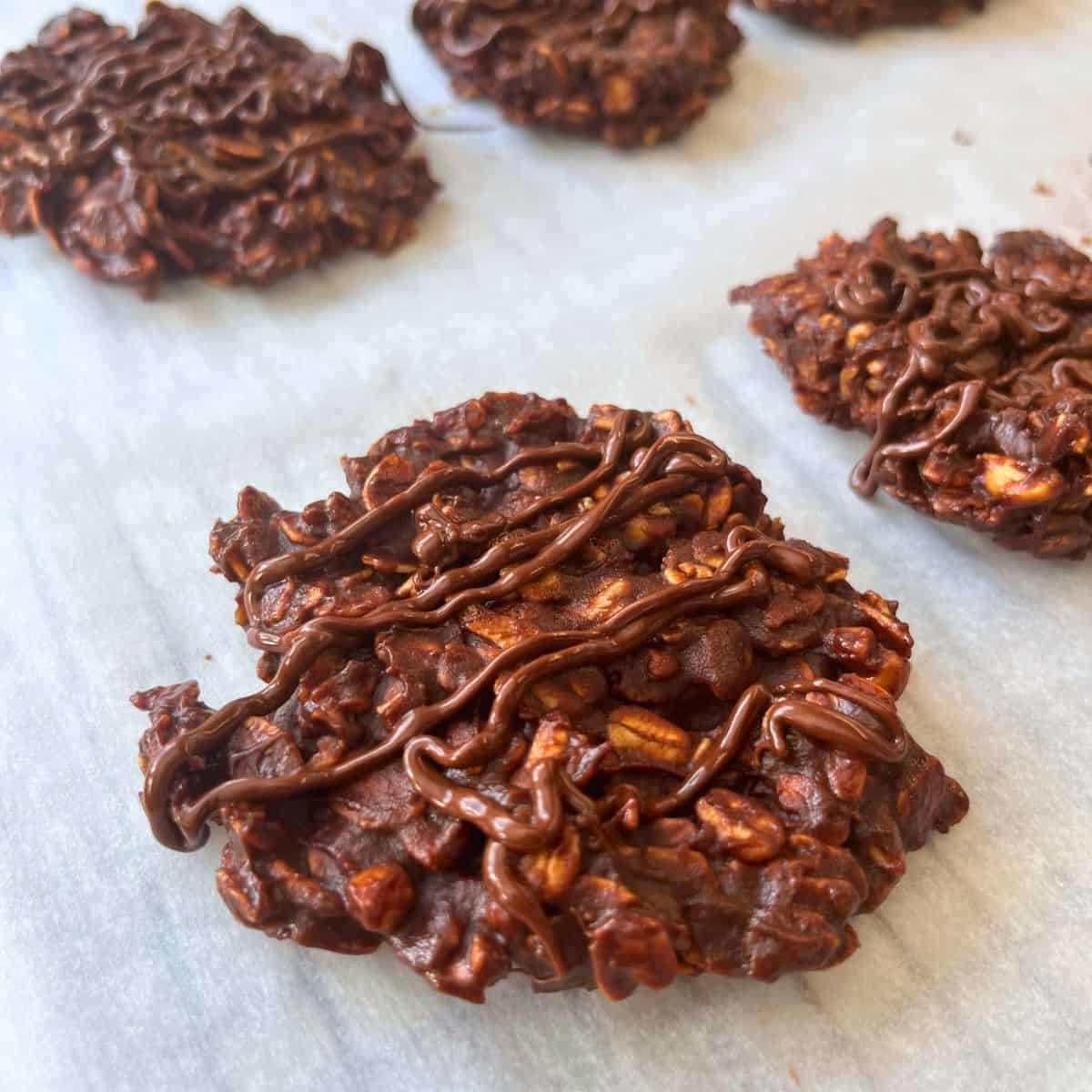 Gluten Free oat chocolate cookies