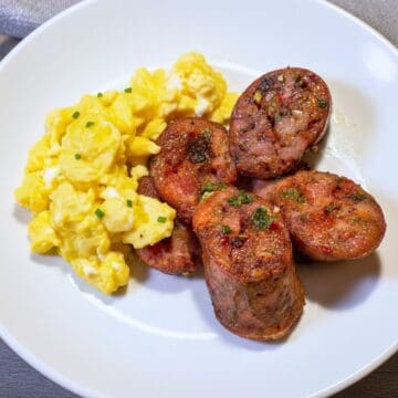 Longaniza Egg Scramble